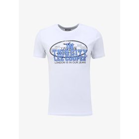 Lee Cooper 232 LCM 242025 Beyaz Bernt Erkek T-shirt