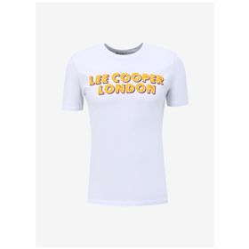 Lee Cooper 232 LCM 242028 Beyaz Mike Erkek T-shirt