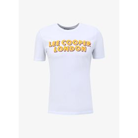 Lee Cooper 232 LCM 242028 Beyaz Mike Erkek T-shirt
