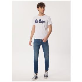 Lee Cooper 232 LCM 242032 LONDONLOGO Bisiklet Yaka Beyaz Erkek T-shirt