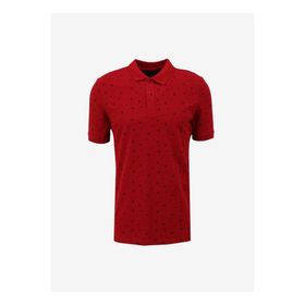 Lee Cooper 232 LCM 242034 Koyu Kırmızı Polo Yaka Erkek T-shirt