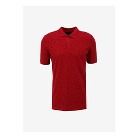 Lee Cooper 232 LCM 242034 Koyu Kırmızı Polo Yaka Erkek T-shirt