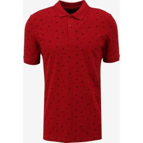 Lee Cooper 232 LCM 242034 Koyu Kırmızı Polo Yaka Erkek T-shirt
