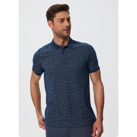 Lee Cooper 232 LCM 242035 Bobby Polo Yaka Lacivert Erkek T-shirt