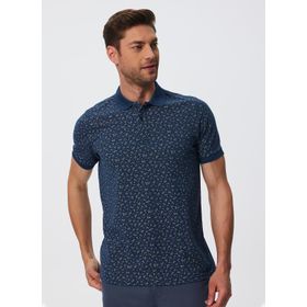 Lee Cooper 232 LCM 242035 Bobby Polo Yaka Lacivert Erkek T-shirt