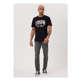 Lee Cooper 232 LCM 242035 Bobby Polo Yaka Siyah Erkek T-shirt