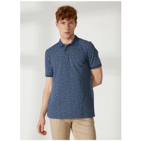 Lee Cooper 232 LCM 242036 NEWBERNARD Polo Yaka İndigo Erkek T-shirt