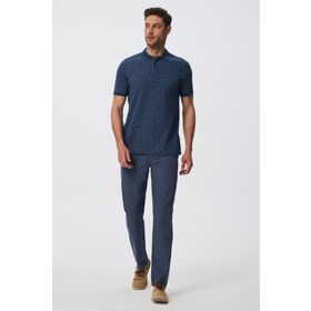 Lee Cooper 232 LCM 242036 NEWBERNARD Polo Yaka İndigo Erkek T-shirt
