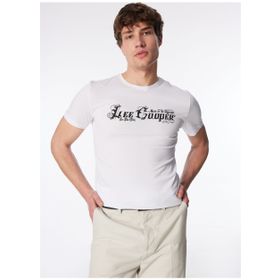 Lee Cooper 232 LCM 242041 Beyaz Nero Erkek T-shirt