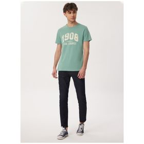 Lee Cooper 232 LCM 242042 Derek Bisiklet Yaka Mint Erkek T-shirt