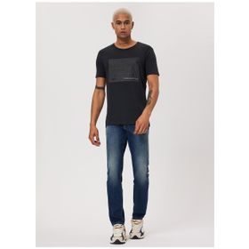 Lee Cooper 232 LCM 242044 PATRICE Bisiklet Yaka Antrasit Erkek T-shirt