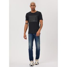 Lee Cooper 232 LCM 242044 PATRICE Bisiklet Yaka Antrasit Erkek T-shirt