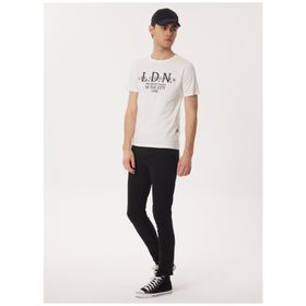 Lee Cooper 232 LCM 242045 ELLERY Bisiklet Yaka Beyaz Erkek T-shirt