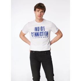 Lee Cooper 232 LCM 242047 Beyaz Kaeith Bisiklet Yaka Erkek T-shirt