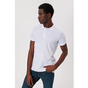 Lee Cooper 232 LCM 242048 Beyaz Erkek Polo T-Shirt