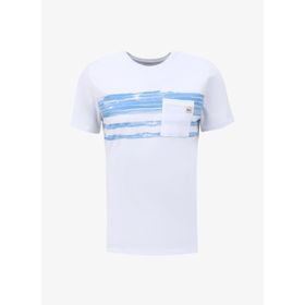 Lee Cooper 232 LCM 242055 Beyaz Jımm Bisiklet Yaka Erkek T-shirt