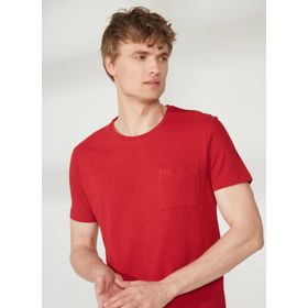 Lee Cooper 232 LCM 242056 Twingo Bisiklet Yaka Kırmızı Erkek T-shirt