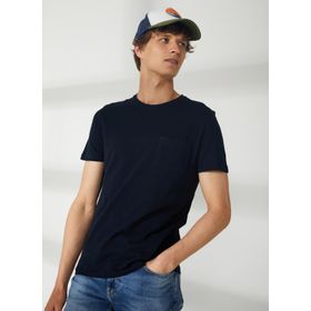 Lee Cooper 232 LCM 242056 TWINGO Bisiklet Yaka Lacivert Erkek T-Shirt