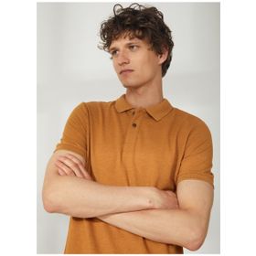 Lee Cooper 232 LCM 242058 MILES Polo Yaka Hardal Erkek T-Shirt