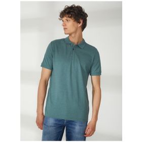 Lee Cooper 232 LCM 242058 MILES Polo Yaka Yeşil Erkek T-Shirt