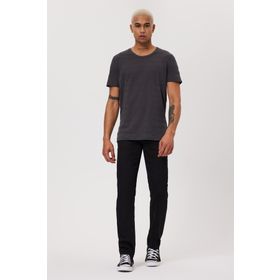 Lee Cooper 232 LCM 242060 BAINES Bisiklet Yaka Koyu Gri Erkek T-shirt