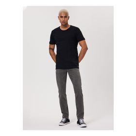 Lee Cooper 232 LCM 242060 BAINES Bisiklet Yaka Siyah Erkek T-shirt