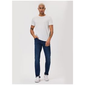 Lee Cooper 232 LCM 242061 GAEL Bisiklet Yaka Beyaz Erkek T-shirt