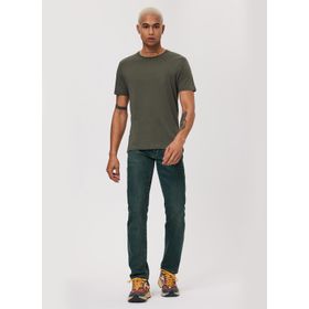 Lee Cooper 232 LCM 242061 GAEL Bisiklet Yaka Haki Erkek T-shirt