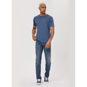 Lee Cooper 232 LCM 242061 GAEL Bisiklet Yaka İndigo Erkek T-shirt