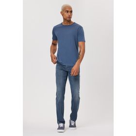 Lee Cooper 232 LCM 242061 GAEL Bisiklet Yaka İndigo Erkek T-shirt