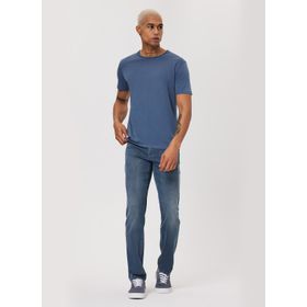 Lee Cooper 232 LCM 242061 GAEL Bisiklet Yaka İndigo Erkek T-shirt