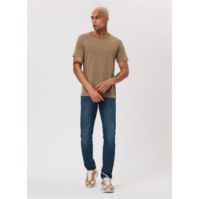 Lee Cooper 232 LCM 242061 GAEL Bisiklet Yaka Koyu Bej Erkek T-shirt