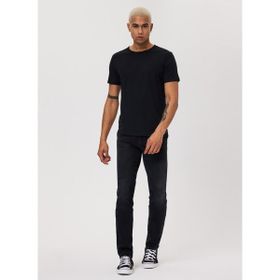 Lee Cooper 232 LCM 242061 GAEL Bisiklet Yaka Siyah Erkek T-shirt