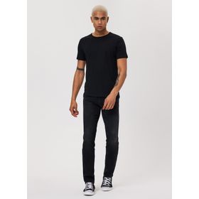 Lee Cooper 232 LCM 242061 GAEL Bisiklet Yaka Siyah Erkek T-shirt