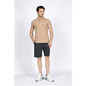 Lee Cooper 232 LCM 242063 Bej Arch Polo Yaka Erkek T-shirt