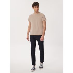 Lee Cooper 232 LCM 242064 TWINGO 1 Bisiklet Yaka Bej Erkek T-shirt