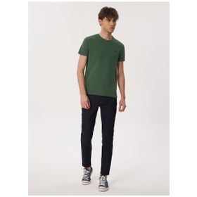Lee Cooper 232 LCM 242064 TWINGO 1 Bisiklet Yaka Koyu Yeşil Erkek T-shirt