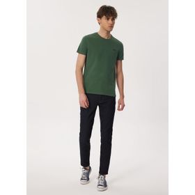Lee Cooper 232 LCM 242064 TWINGO 1 Bisiklet Yaka Koyu Yeşil Erkek T-shirt