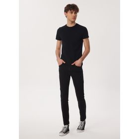 Lee Cooper 232 LCM 242064 TWINGO 1 Bisiklet Yaka Siyah Erkek T-shirt