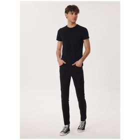 Lee Cooper 232 LCM 242064 TWINGO 1 Bisiklet Yaka Siyah Erkek T-shirt