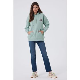 Lee Cooper 241 LCF 241003 KINDY Kapüşon Yaka Mint Kadın Sweatshirt
