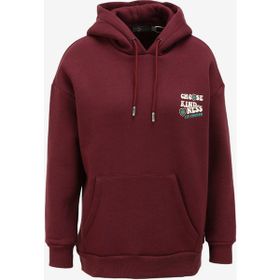 Lee Cooper 241 LCF 241003 Kındy Kapüşon Yaka Mürdüm Kadın Sweatshirt