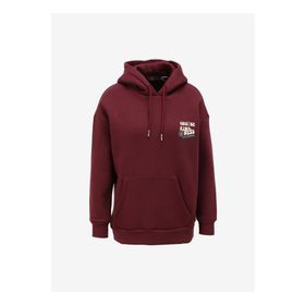 Lee Cooper 241 LCF 241003 Kındy Kapüşon Yaka Mürdüm Kadın Sweatshirt