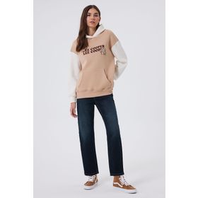 Lee Cooper 241 LCF 241011 Bej Beyaz Jenny Kadın Sweatshirt