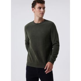 Lee Cooper 241 LCM 241016 NEWDWADE A. Haki O Yaka Haki Erkek Sweatshirt