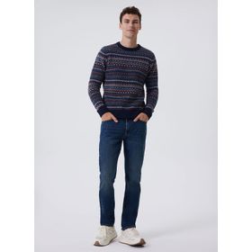 Lee Cooper 241 LCM 241035 Lacivert Revers Erkek Kazak