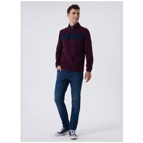 Lee Cooper 241 LCM 241067 Bordo Poys Erkek Sweatshirt