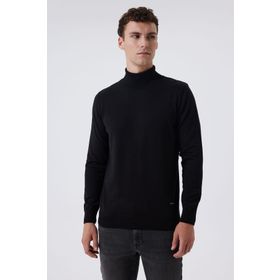 Lee Cooper 241 LCM 241070 Siyah Martens Balıkçı Yaka Erkek Kazak