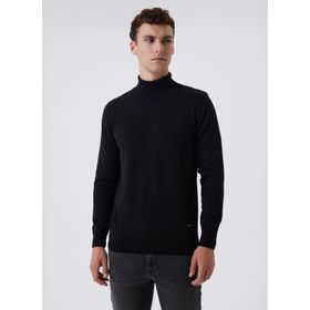 Lee Cooper 241 LCM 241070 Siyah Martens Balıkçı Yaka Erkek Kazak