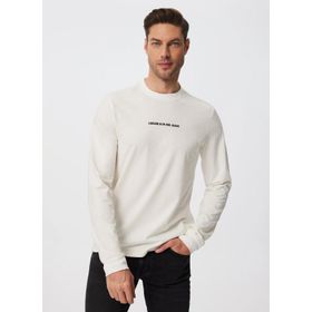 Lee Cooper 241 LCM 242003 O Yaka Kırık Beyaz Erkek T-Shirt
